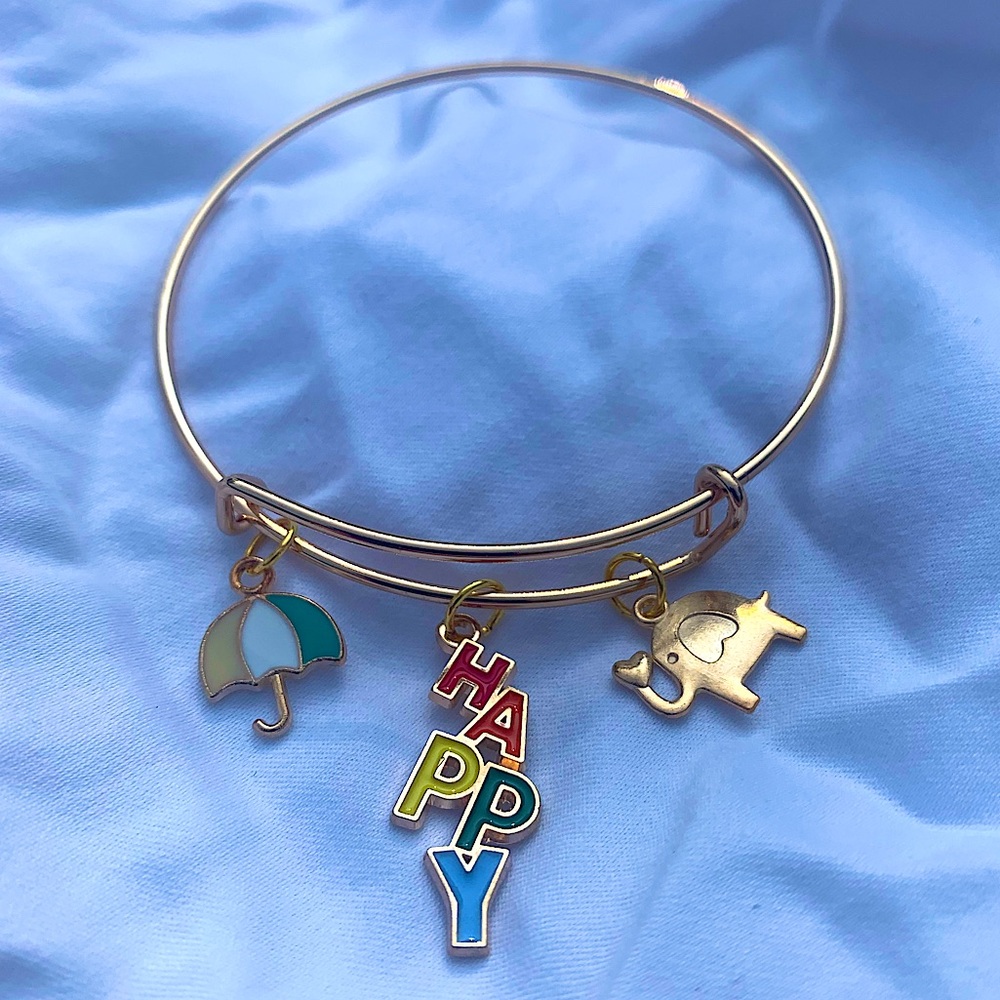 Brand New! Handmade! Adjustable Charm Bracelet